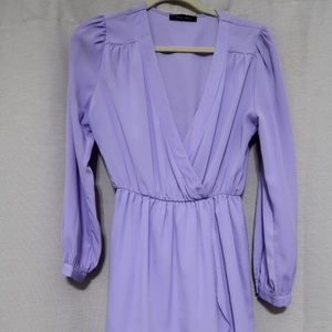 Lavender Summer Weight Mini Dress